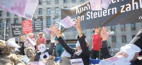 Protestierende Menschen